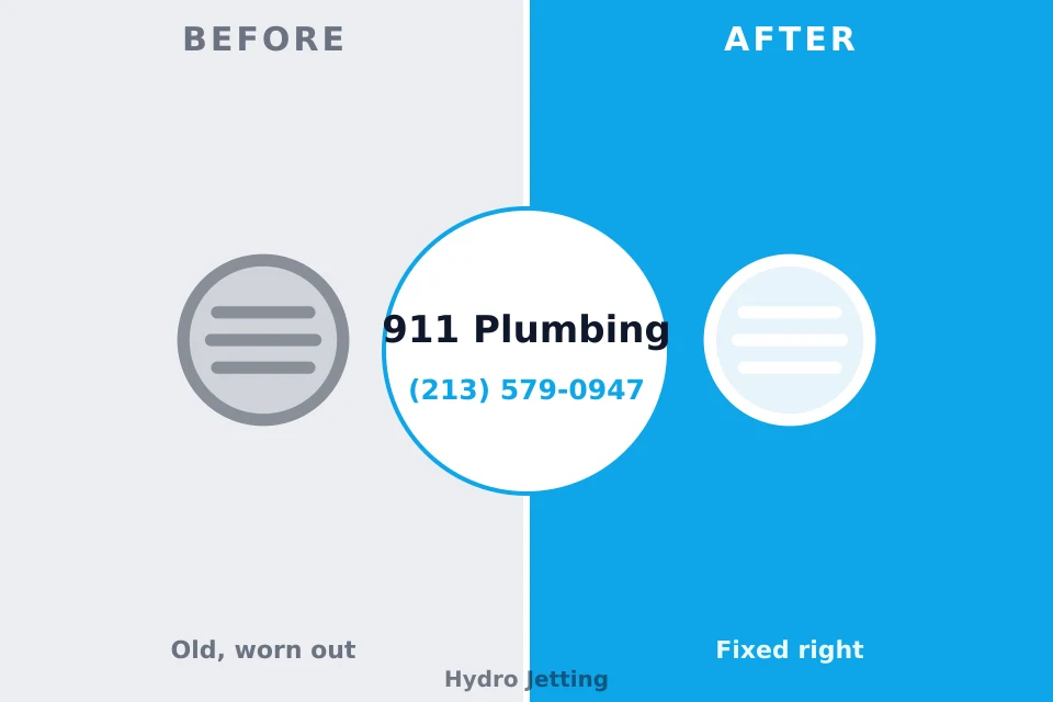 Before and after: plumbing repair Allardt, TN
